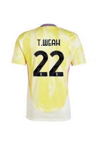 Fotbalové Dres Juventus Timothy Weah #22 Venkovní Oblečení 2024-25 Krátký Rukáv